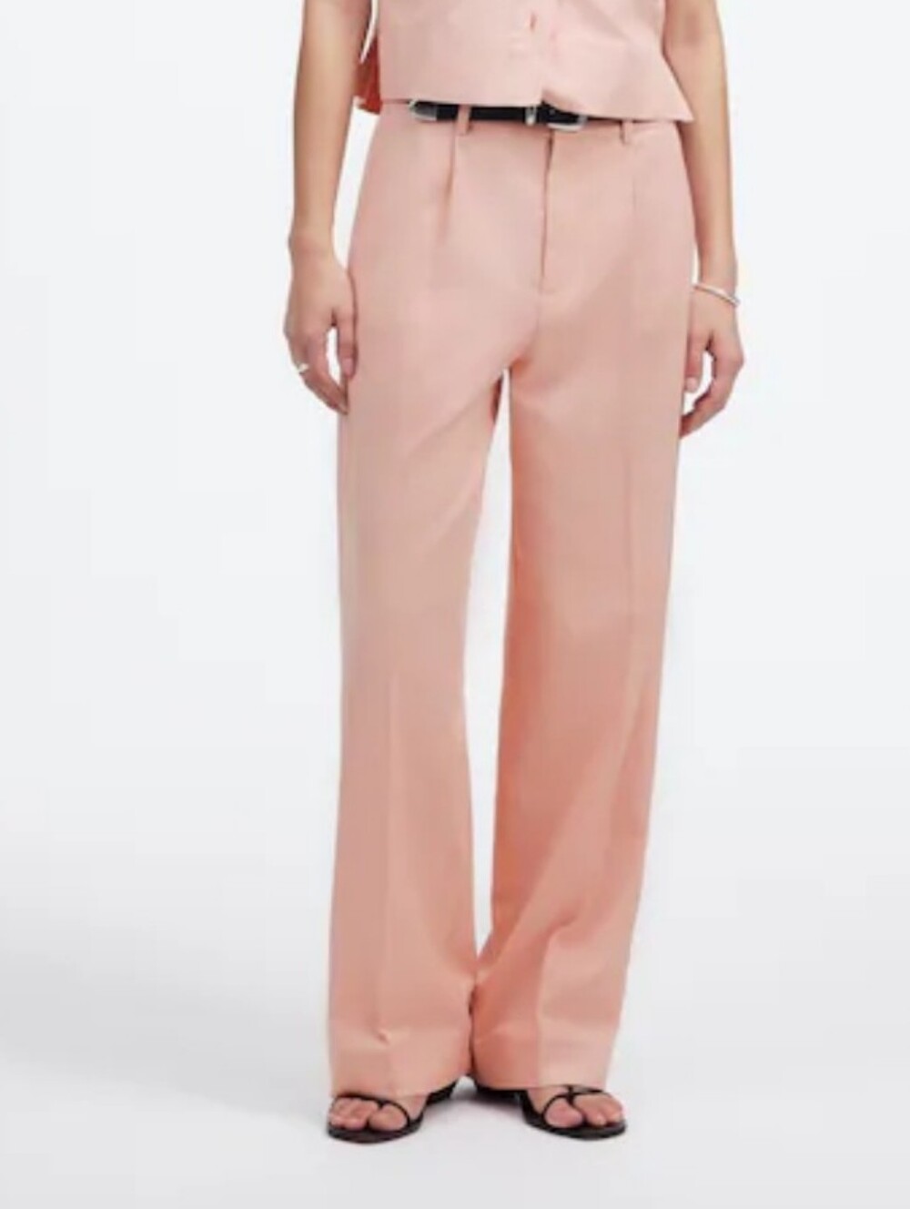 Madewell The Slouchy Straight Pink Pants